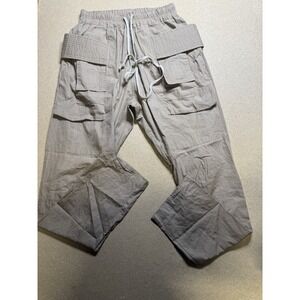 FOG Mnml Essentials Cargo Pants Mens Medium‎ Fear Of God Beige  Drawstring